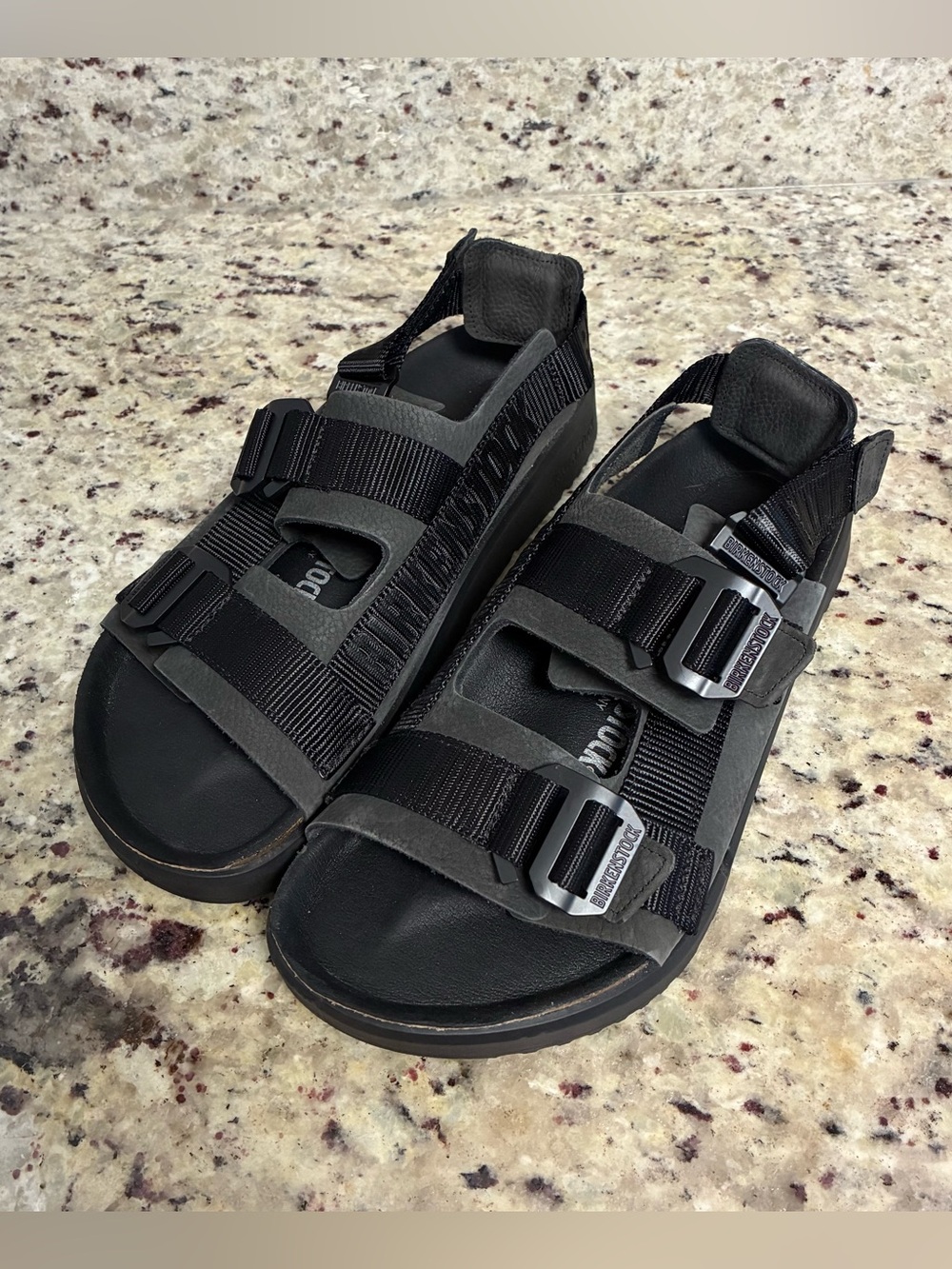 Birkenstock black Shinjuku Chunky sandals
